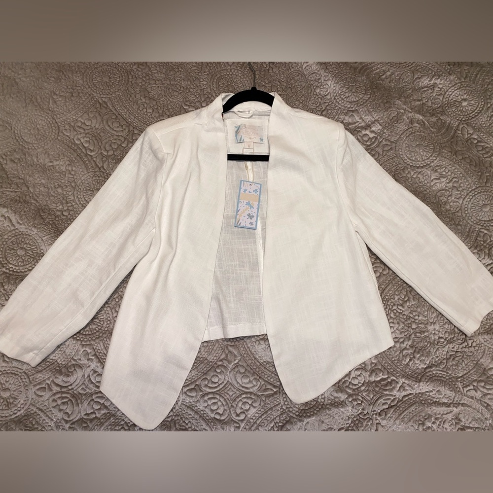 NWT linen like jacket